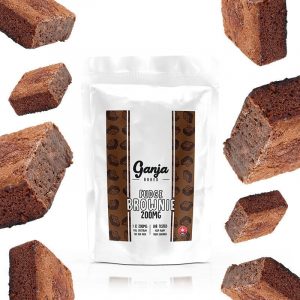 Ganja Edibles – Fudge Brownie – 200mg