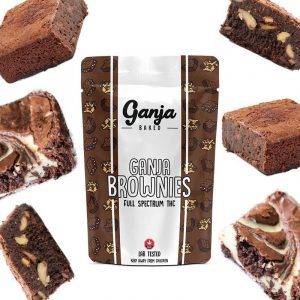 Ganja Edibles – White Chocolate Chip Brownie – 400mg