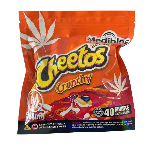 Cheetos Crunchy cheese puffs with 300mg THC