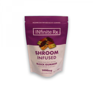 INfinite Rx – ALBINO PENIS ENVY EDITION – Shroom Infused Block Gummies Edibles (2000mg)