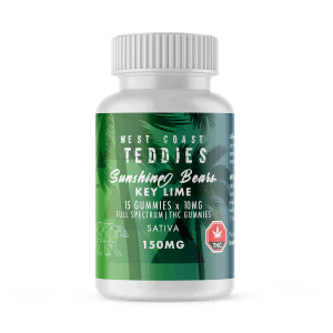 West Coast Teddies Keylime – Sativa 150mg of THC