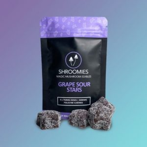 Shroomies Sour Grape Stars – 3000 mg