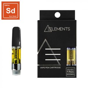 ELEMENTS THC Vape Cartridge – Sour Diesel