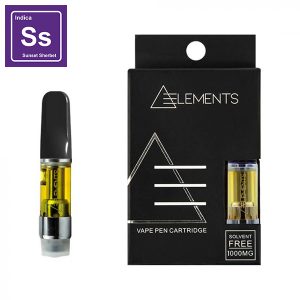 ELEMENTS THC Vape Cartridge 1200mg – Sunset Sherbet