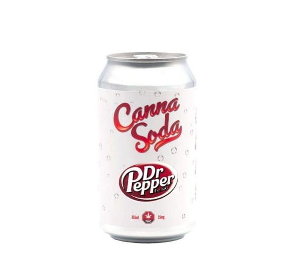 canna soda dr pepper thc beverage