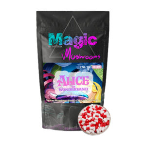 Alice in Wonderland – Alice’s Proprietary Blend of Mushrooms – 0.25g / 30 Caps of Magic Mushrooms